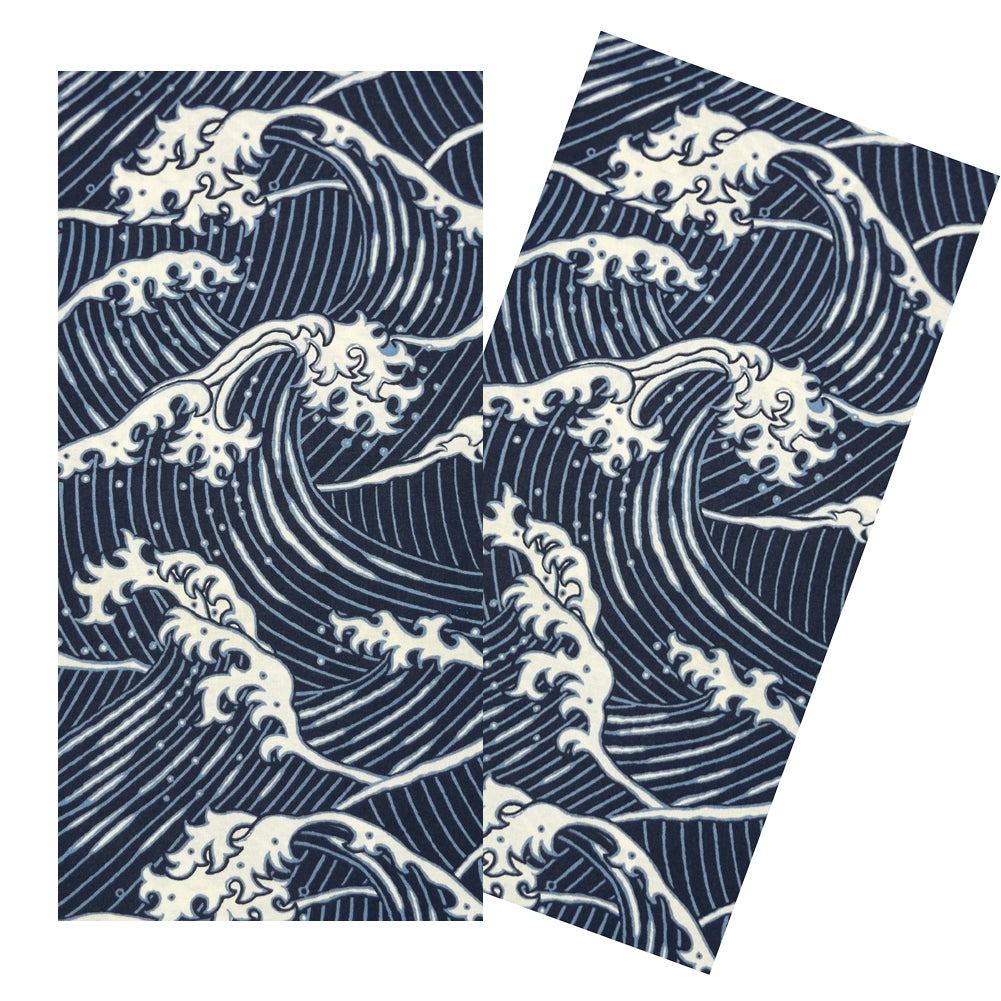 DARK BLUE WAVES NAPKIN SET
