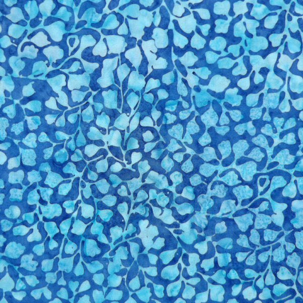 BLUE MAIDENHAIR FERN BATIK HANDKERCHIEF