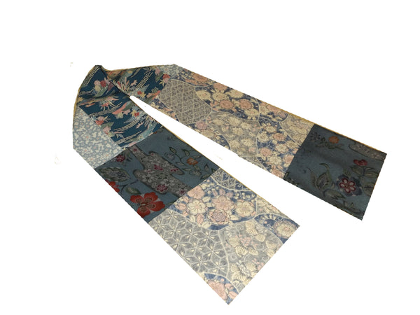 BLUES KIMONO SILK SCARF