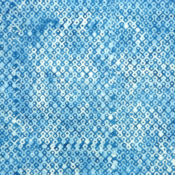 BLUE DIAMOND LINK BATIK HANDKERCHIEF