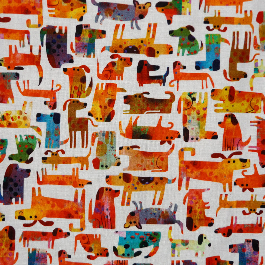 COLORFUL DOGS NAPKIN SET