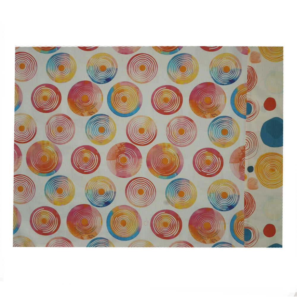 MULTICOLOR SPIRAL DOTS PILLOWCASE
