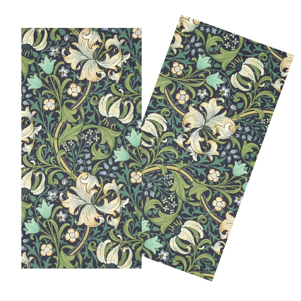 CREAM & NAVY LILY NAPKIN SET