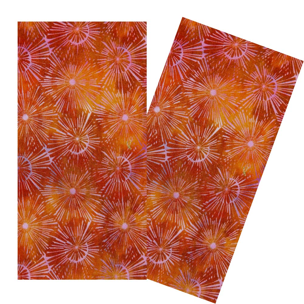 RUST & PINK STARBURST NAPKIN SET