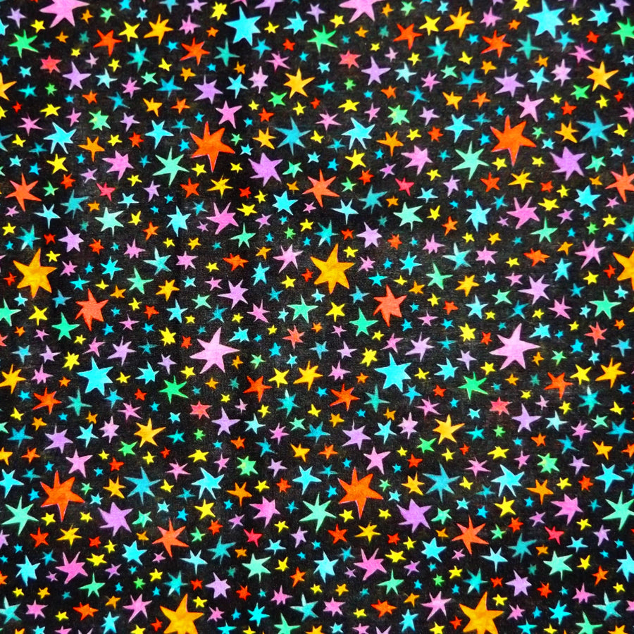 MULTICOLOR 'STARSTRUCK' LIBERTY LAWN COTTON HANDKERCHIEF