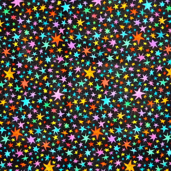 MULTICOLOR 'STARSTRUCK' LIBERTY LAWN COTTON HANDKERCHIEF