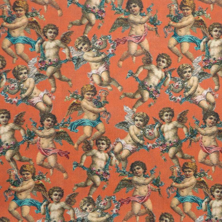 TERRACOTTA CHERUBS NAPKIN SET