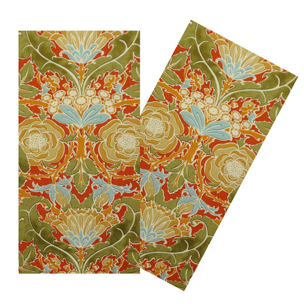 GOLDEN FLORAL NAPKIN SET