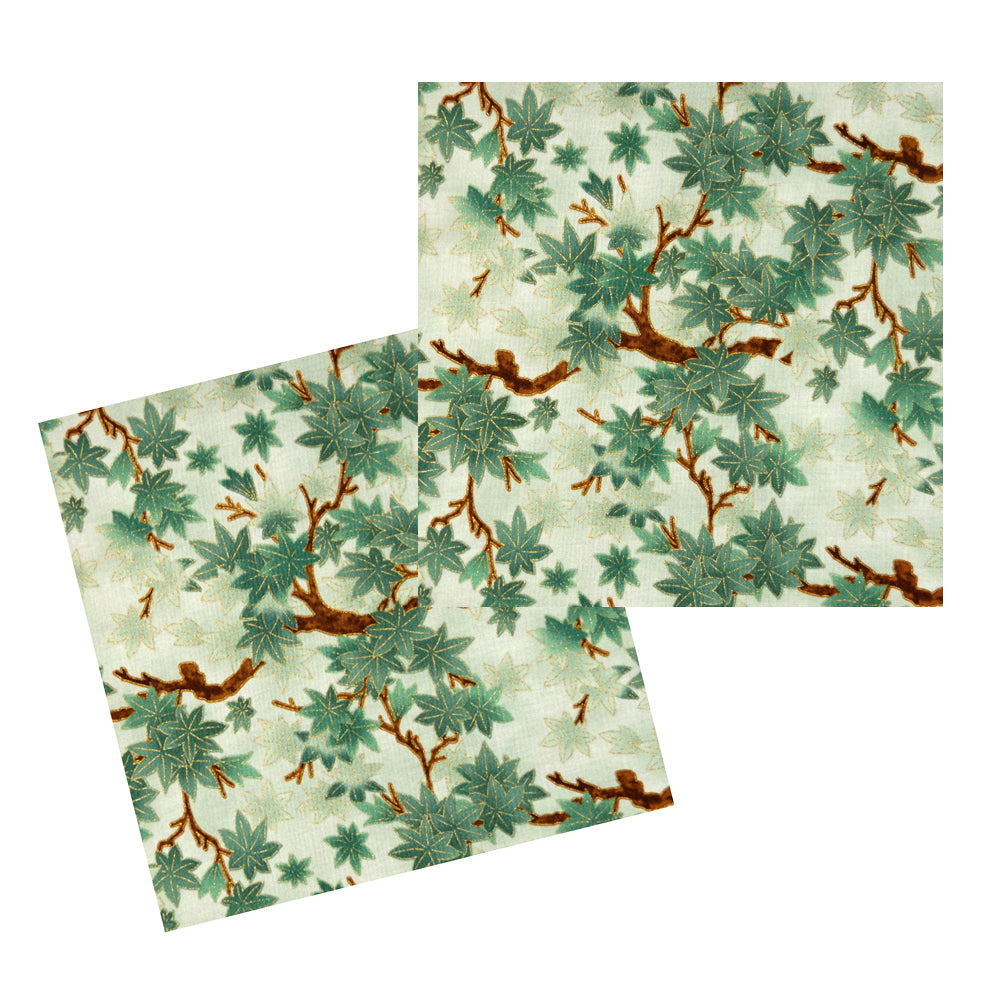 SAGE GREEN BRANCHES COCKTAIL NAPKIN SET