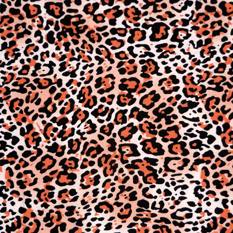 PEACHY LEOPARD NAPKIN SET